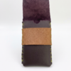 Porte-cartes violet & marron