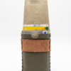 16_1 Porte cartes Vert olive & marron