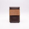 Porte-cartes violet & marron