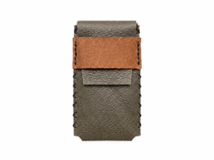 Porte-cartes Vert olive & marron