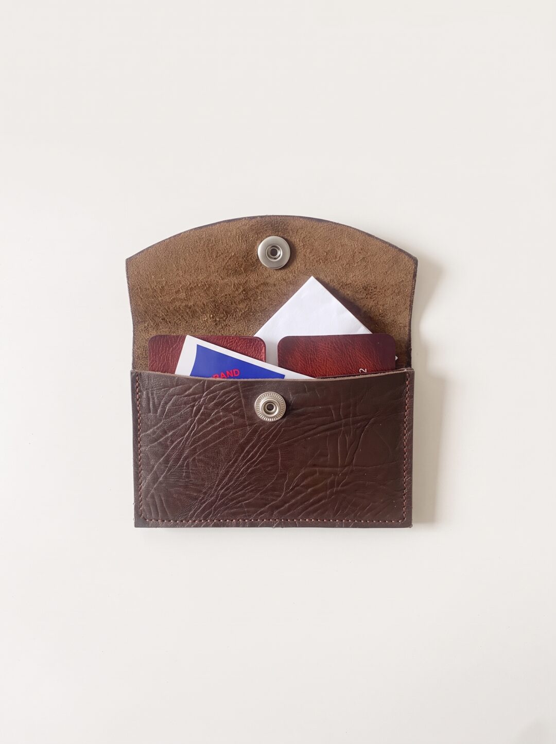 Portefeuille Porte-Carte Havane Minimaliste